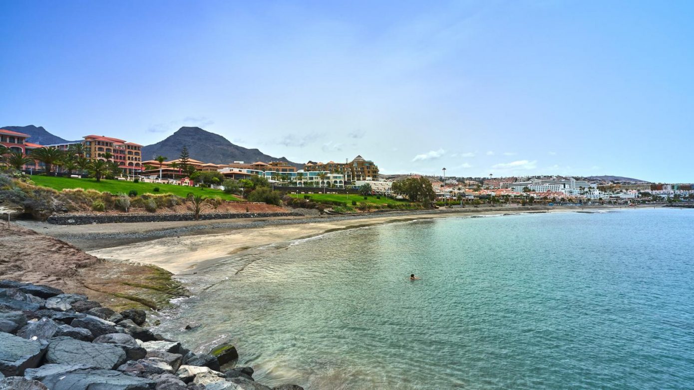 Fañabe beach in the south of Tenerife